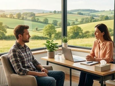 P4 Prüfungssituation: Naturheilpraktikerin TEN im Fachgespräch am Tisch